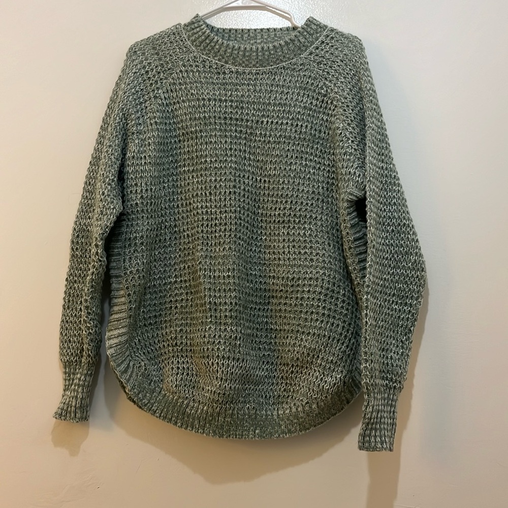 Tunic knit sweater
